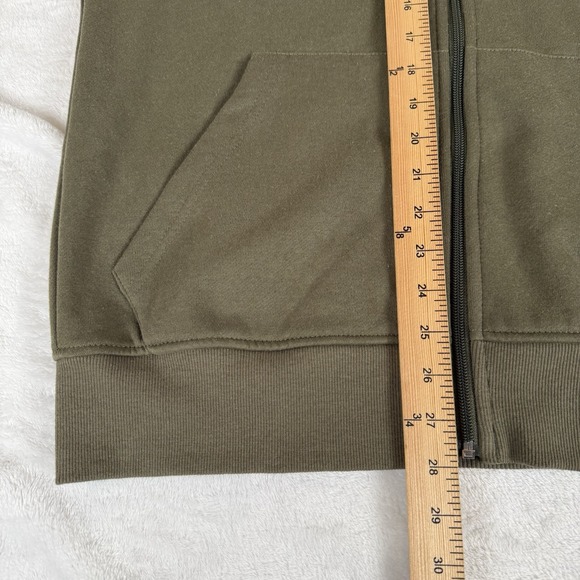 True Religion City Buddha Zip Up Hoodie Men's Medium Kalamata Green New $119 - Picture 7 of 8